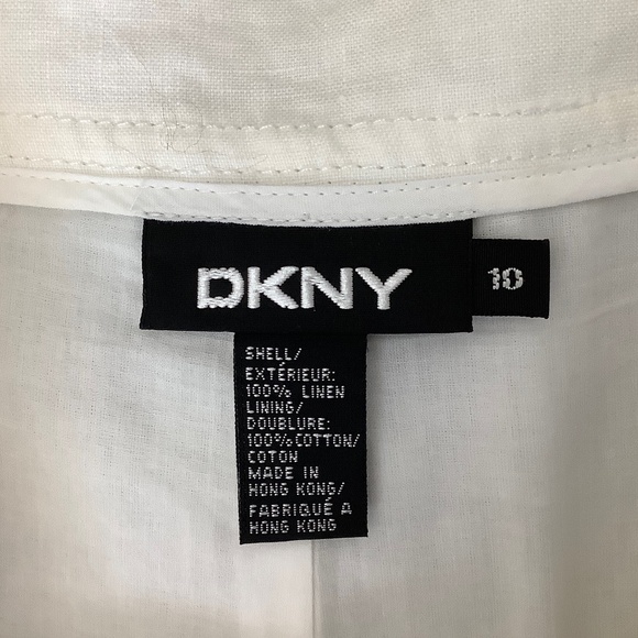 NWT DKNY Women’s Skirt, Size 10, 100% Linen - Picture 8 of 8